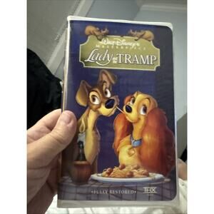 Walt Disney’s Lady and the Tramp VHS 1998 Masterpiece Collection Edition